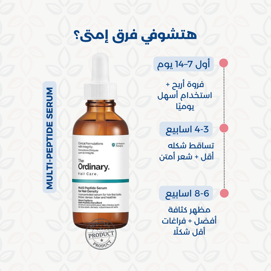 The Ordinary multi - peptide serum for hair density 60 ml
