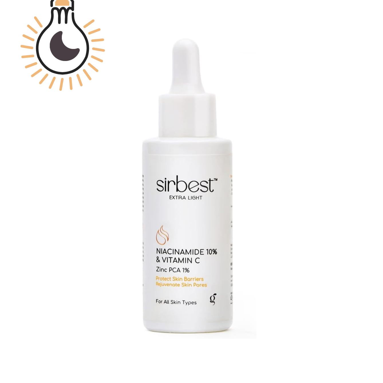 سيروم نياسيناميد بنسبة 10% مع فيتامين سي والزنك من سيربيست