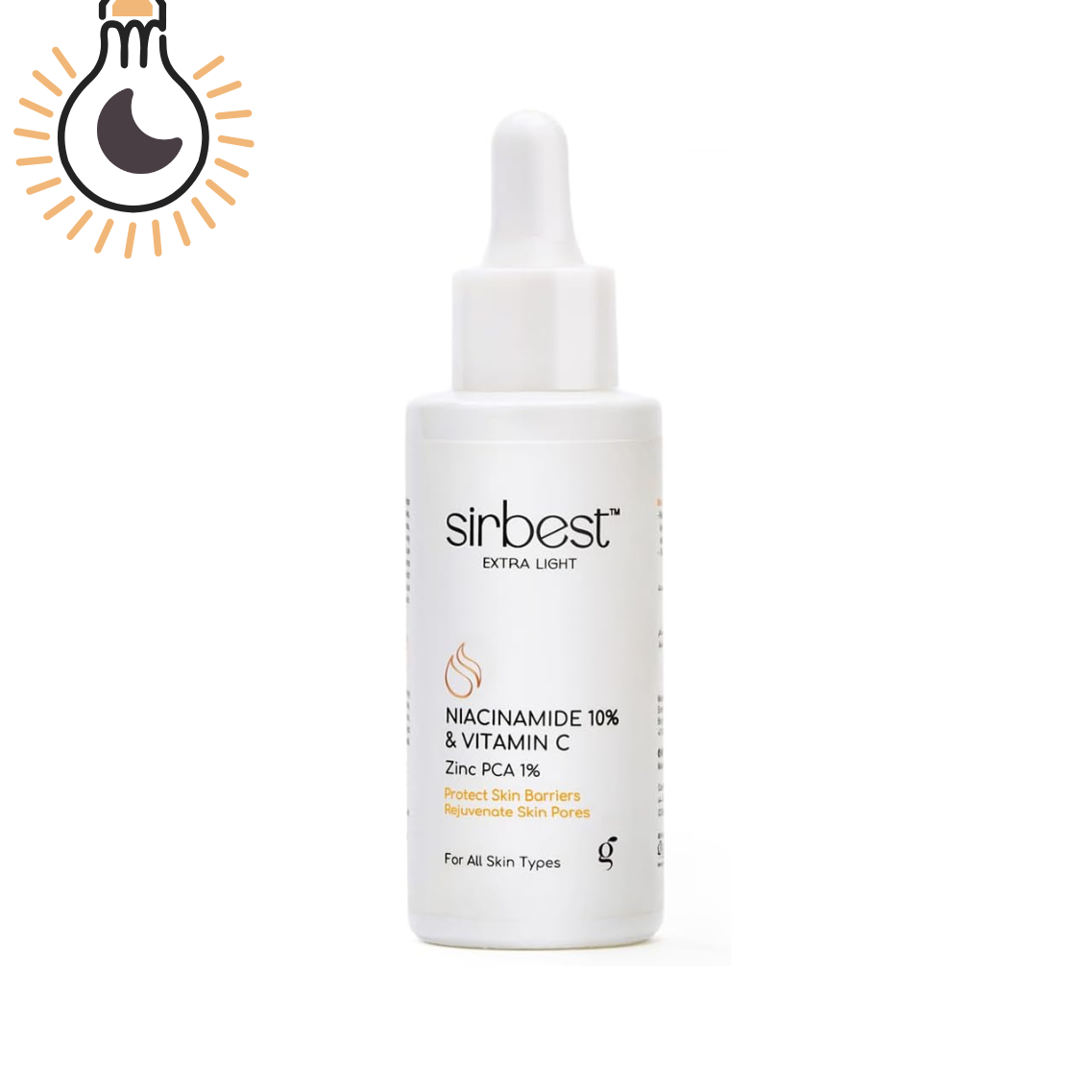 سيروم نياسيناميد بنسبة 10% مع فيتامين سي والزنك من سيربيست